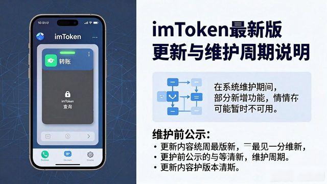 imToken最新版的定期更新与维护计划_imToken维护公告_imToken更新节奏
